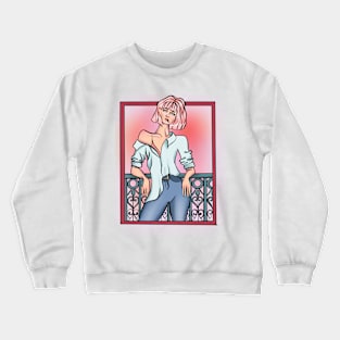 Girl from Paris Crewneck Sweatshirt